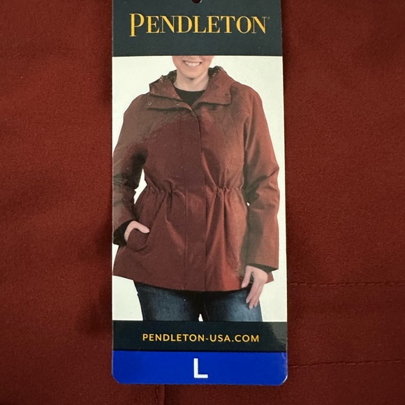 🧡NWT Pendleton Women's Hooded Rain Jacket - Wind Resistant, Waterproof🧡 - Picture 7 of 12